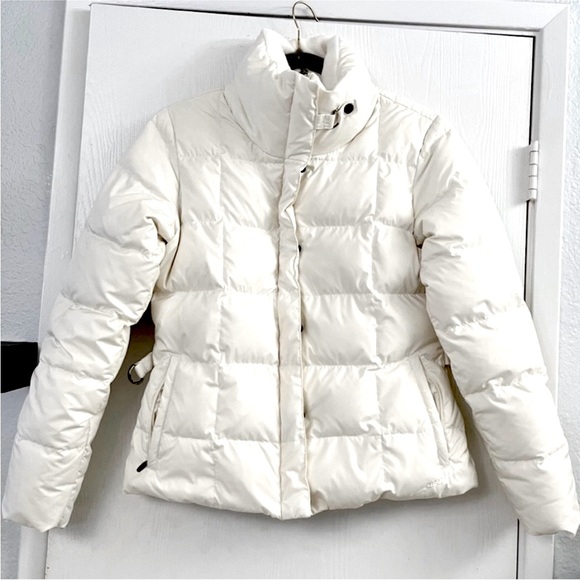 Eddie Bauer Women's Off White Puffer Jacket Quilted Size Small - Picture 1 of 12